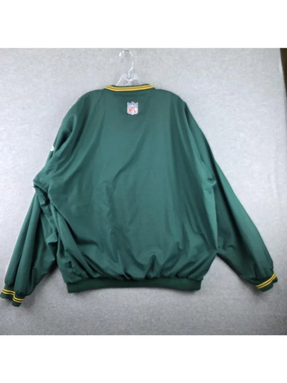 Vintage Green Bay Packers Jacket Mens XL Green Reebok Pro Line Pullover NFL